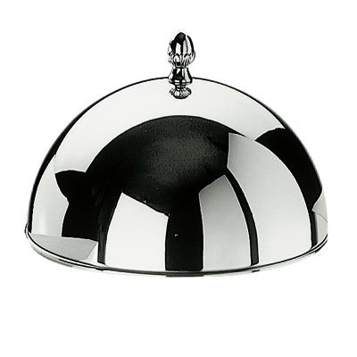 Menu & Banquet Cloche for Hors d'Oeuvre or Butter Plate 4.06" - 6 Pieces - Stainless Steel
