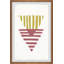 Linked Triangles by Marmont Hill - Single Picture Frame Painting-41281826