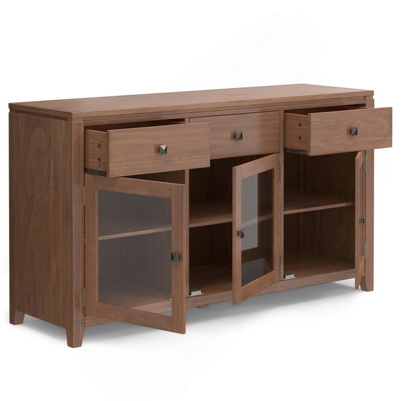 Cosmopolitan - Sideboard Buffet - Medium Saddle Brown, Brown