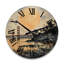 Horloge murale en bois massif Jaysa-1765231356