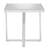 Ashaz Glass Top End Table