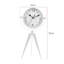 Analog Battery Tabletop Clock White