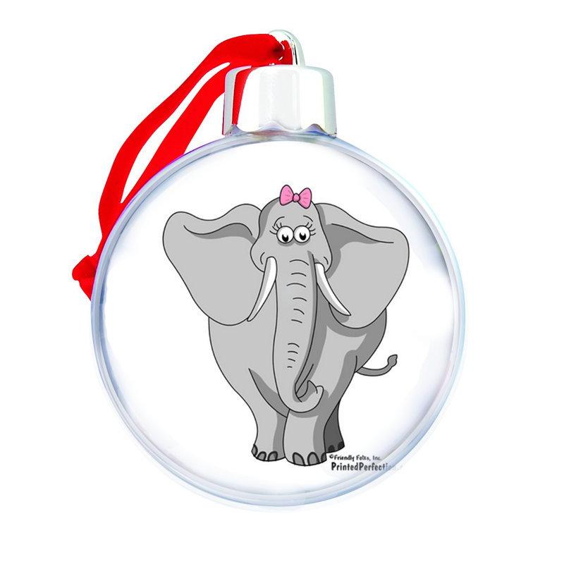Éléphant personnalisé - décoration de Noël, Oui