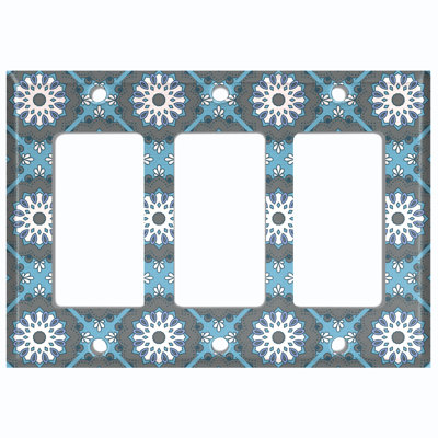 3 - Gang Toggle Light Switch Standard Wall Plate