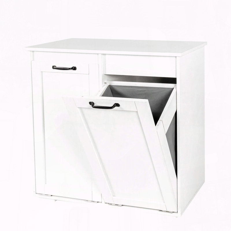 Armoire à linge avec 2 sacs à doublure amovibles