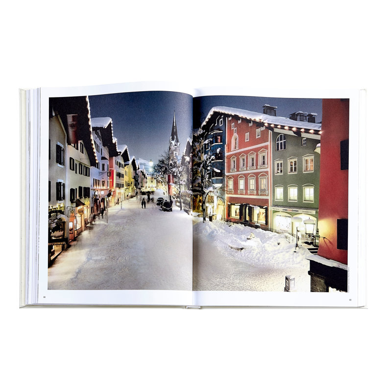Graphic Image The Ultimate Ski Book, Coffee Table Book, Leather, Ivory