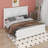 Country Style Vintage Wood Bed-920375366-920375367