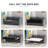 Latitude Run 71" Full Size Velvet Loveseat Sleeper Sofa Couch with Gel-Infused Memory Foam Mattress, Space-Saving Convertible Sofa Bed for Small Spaces/Apartment-805547596-805547599