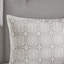 Housse de couette réversible en coton pour lit double / grand lit - 4 pièces, style, motif de broderie et de médaillon, comprend couette, 2 taies décoratives et 1 coussin, tissu lavable à la machine