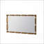 Miroir mural doré