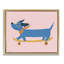 Cadre flottant Skateboarding pour chien, design par Rachel Nieman-1806307825-1806307830