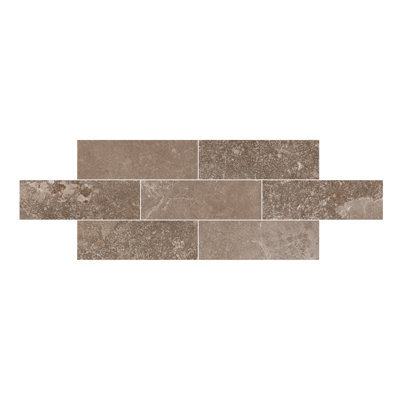 Carreau de plancher et de mur en porcelaine aspect pierre 3 po x 9 po Alpine