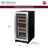 Allavino 15" Wide Reserva Series 30 Bottle Dual Zone Stainless Steel Left Hinge Wine Refrigerator-123016117-123016119