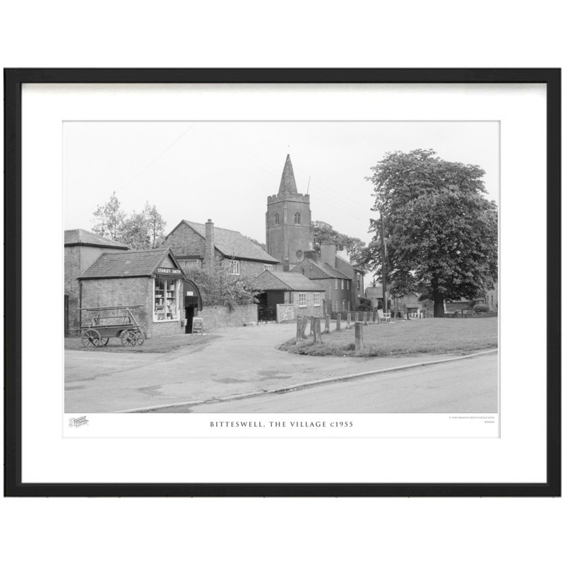 Bitteswell, The Village C1955 - Single Picture Frame Print, 43.5cm H x 53.4cm W x 2.3cm D