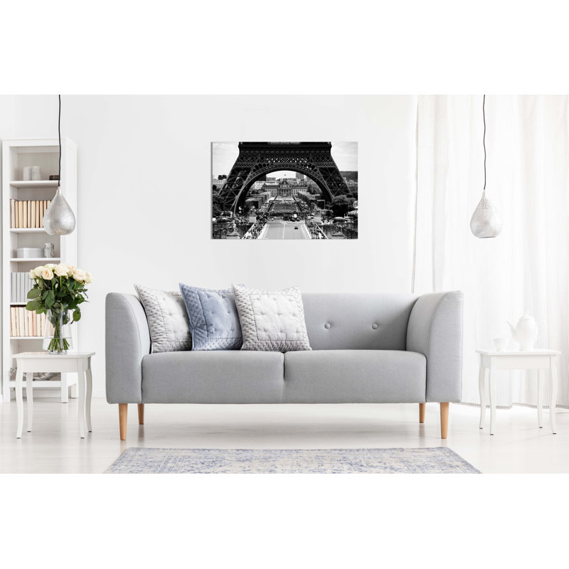 Eiffel Tower Paris France - Wrapped Canvas Print, 61cm H x 91cm W