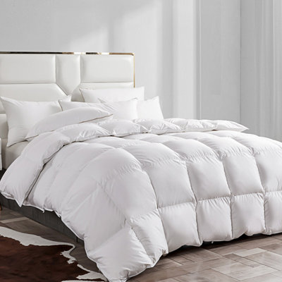 All Season High Power RDS Duvet Insert Warmth Twin Size Goose Down Feather Comforter