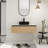 36" Ceramic Sink Bathroom Vanity - Wall Mounted, Soft-Close Drawer-1733724924-1733724926