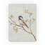 «Black Cappé Chickadee Vintage», reproduction de peinture acrylique sur toile tendue-31386345