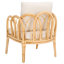 Chaise d'appoint avec coussin Coralie