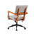 Upholstered Swivel Home Office Desk Chair-1400671508