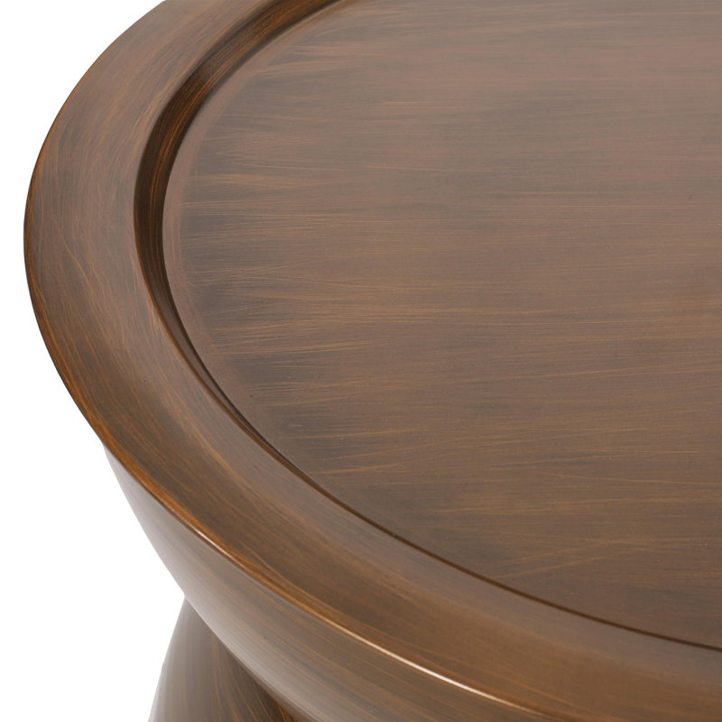 METAL HAMMERED COFFEE TABLE