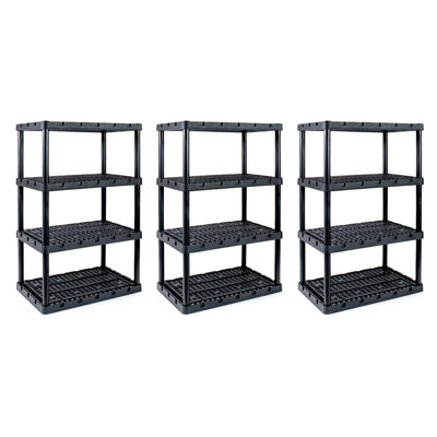36 " W Plastic Shelving Unit