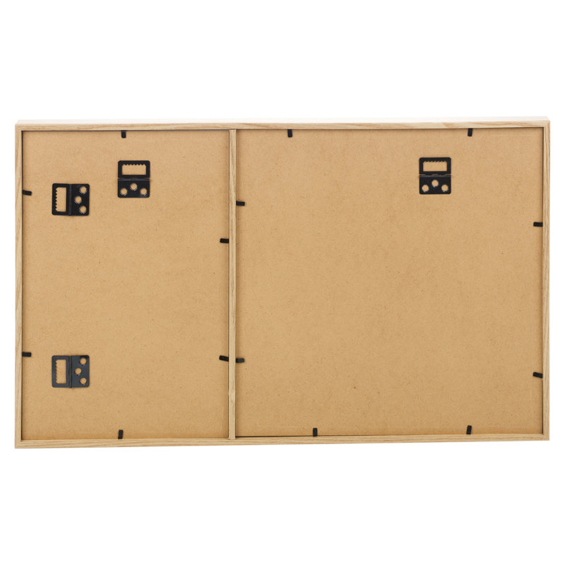 Precita Brown Wood Matte Picture Frame, 31cm H x 52cm W x 3cm D