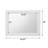 Dresser Mirror White High Gloss