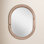 Lorinda Solid Wood Oval Wall Mirror