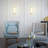Dimmable LED Wall Mounted Sconce With Natural Spanish Marble Shade 5 Colors Adjustable-132613147-132613136