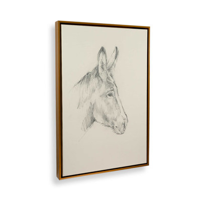 «Donkey Study I» par Ethan Harper, reproduction d'art