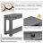 Console Table/Sofa Table With Storage Drawers And Bottom Shelf For Entryway Hallway-562199500