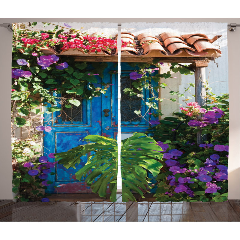 Semi Sheer Curtain Pair, 54" W x 84" L