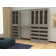 Modular Storage 90.14" W - 99" W Closet System