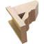 Bois de cèdre brut Funston Slat-89128688