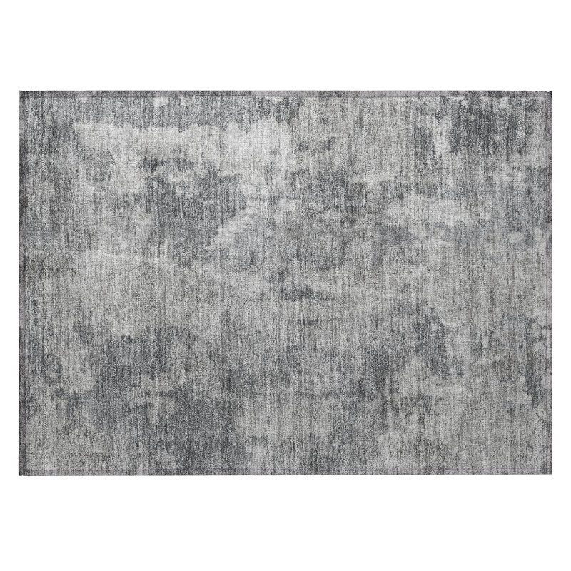 Tapis extérieur lavable antidérapant 2 pi x 3 pi gris