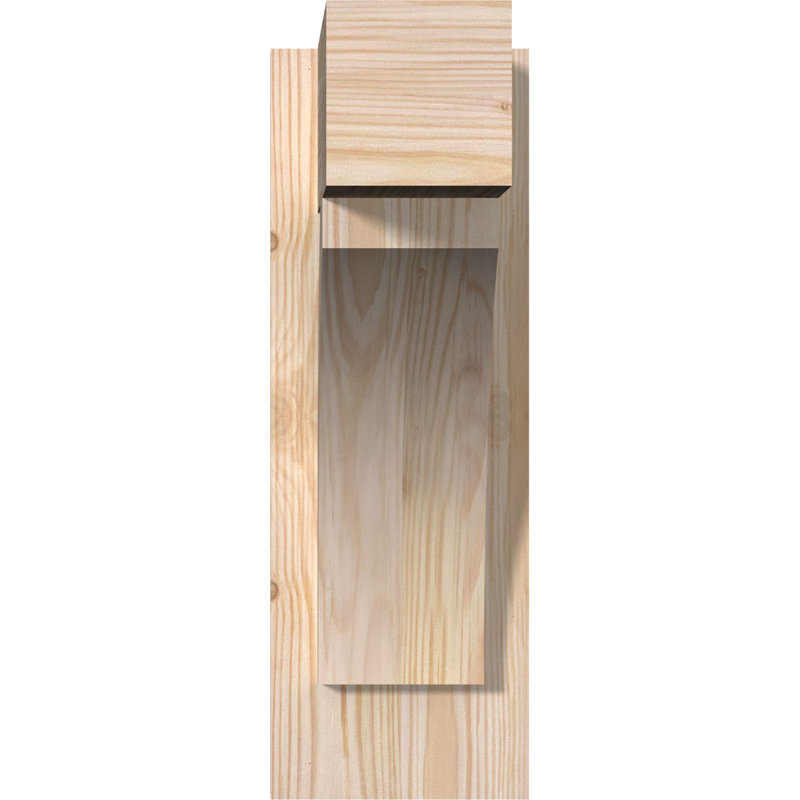 Bloc de bois rustique Thorton, Cèdre rouge de l'Ouest l 5 1/2 po (lisse), P 12 po x H 20 po