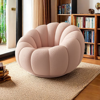 Chaise berçante moderne rembourrée