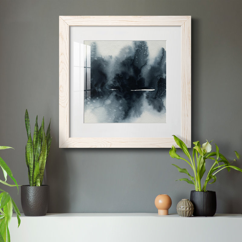 «Winter mois I-Premium», reproduction encadrée prête à être accrochée, Cadre blanc, H 34,5 po x l 34,5 po x P 1 po