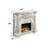 Adara Antique White Finish Fireplace