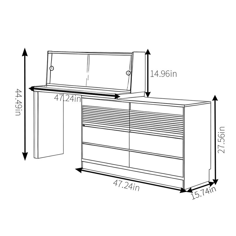 Simple And Practical Dressing Table