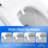 One - Piece Bidet Toilet Seat Smart Toilet, Auto Flush And Open/Close, Adjustable Temp Heated Seat, Warm Water Dry, Remote Control Side Know, Sensor For Cover Operation, Female Wash Rear Modes,
