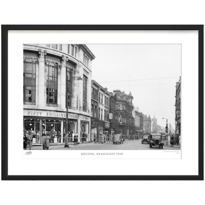 Bolton, Deansgate 1950 by Francis Frith - Single Picture Frame Print