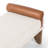 Arda Genuine Leather, Polyester Blend Upholstered Bench