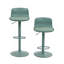 Modern PU Leather Adjustable Counter Height Swivel Barstools(Set Of 2)-344723655