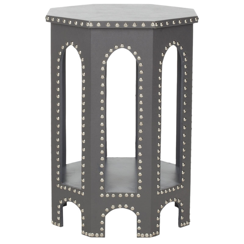 Zane End Table, Grey