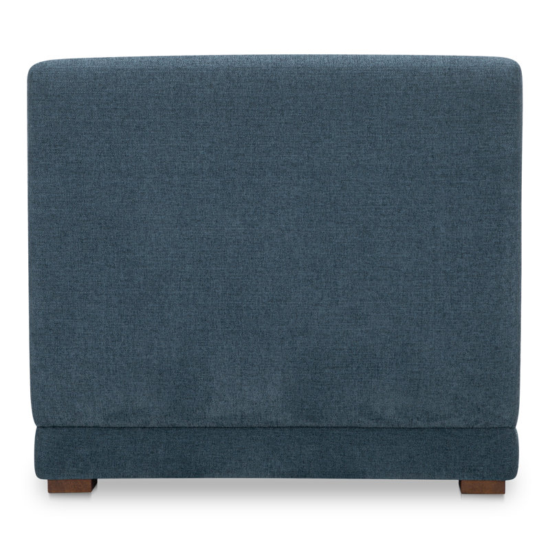 Fraser Slipper Chair Deep Blue, Blue Polyester Blend