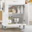 Penn Solid Wood Top Kitchen Cart