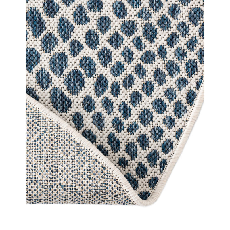 Tapis d'intérieur / extérieur Jill Zarin Cape Town, Rond 4 pi 1 po