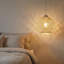 Luminaire suspendu globe en coton-1505263106